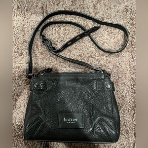 Botkier leather black cross body bag.